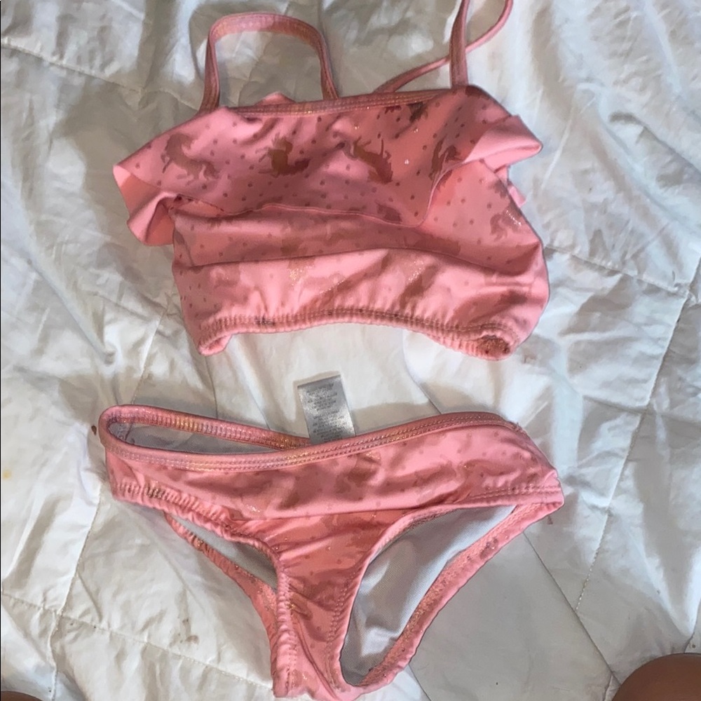 Penelope Mack Pink Kids Swim Bikini